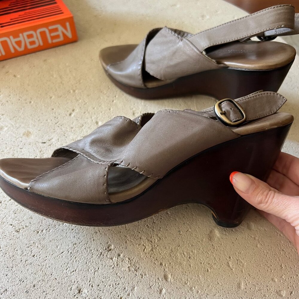 Grey Wedges, Costume National Size 37.5